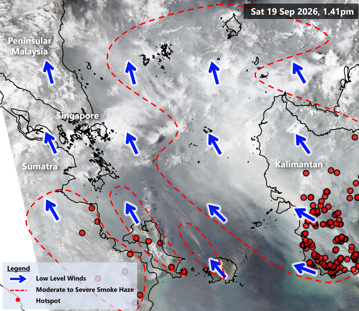 Haze Hotspot as of 19 Sep 2026