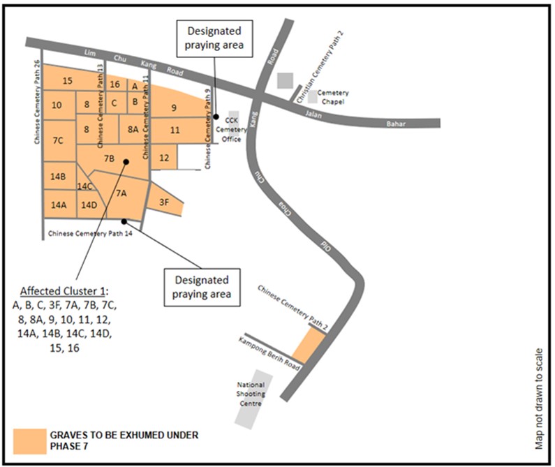 Location Map of Phase 7 Exhumation Site