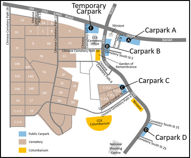 Map 1 CCK Chinese Cemetery