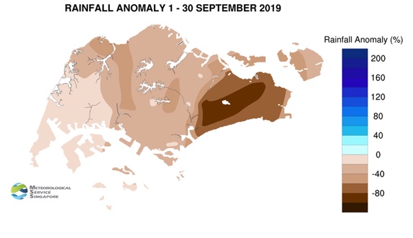 Rainfall 1 - 30 Sep 