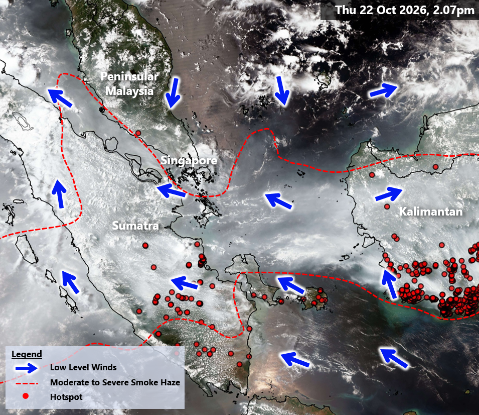 Haze hotspots as of 22Oct2026