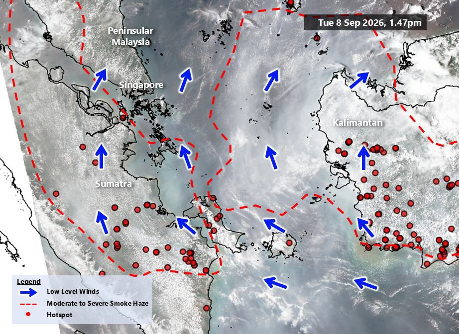 Haze situation update on 8 Sep 2026